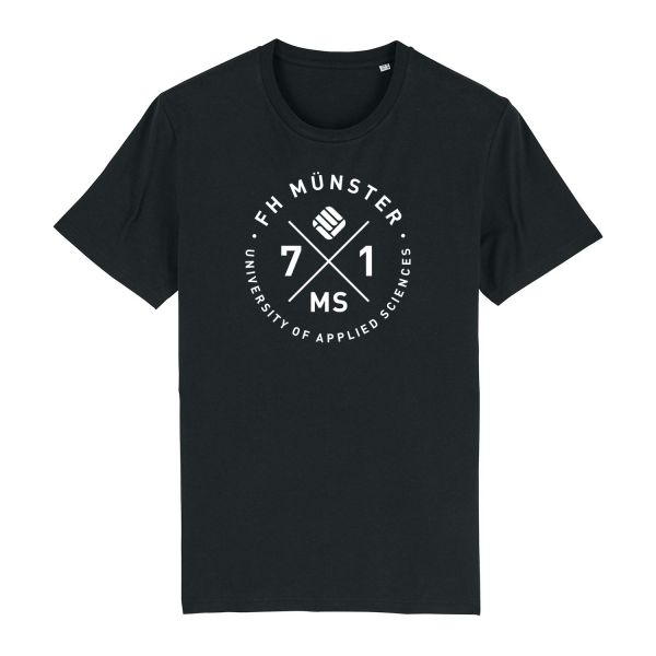 Unisex Organic T-Shirt, black, glasgow