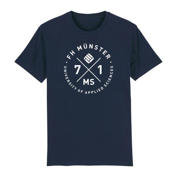 Unisex Organic T-Shirt, navy, glasgow